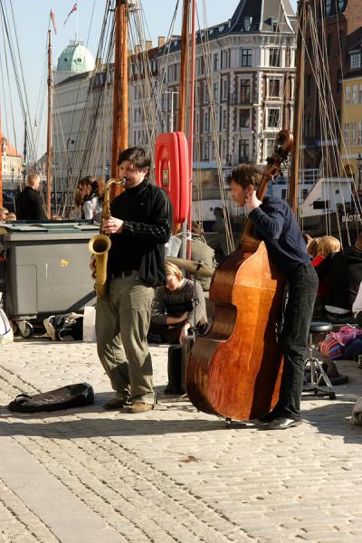 Jazz on the pier. Copenhagen, Denmark