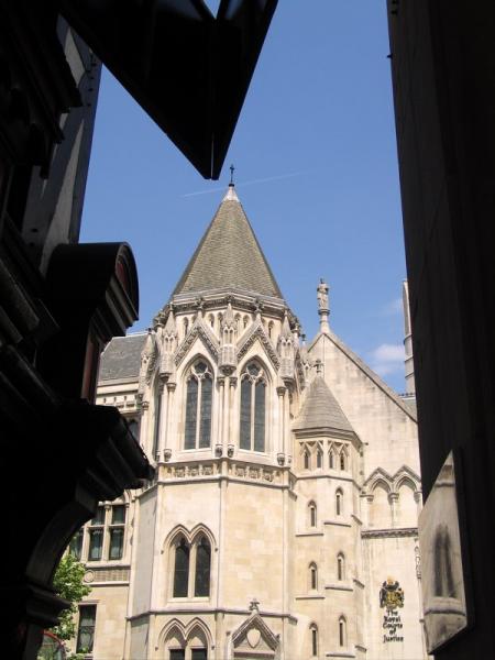 The Royal Courts of Justice. London, UK