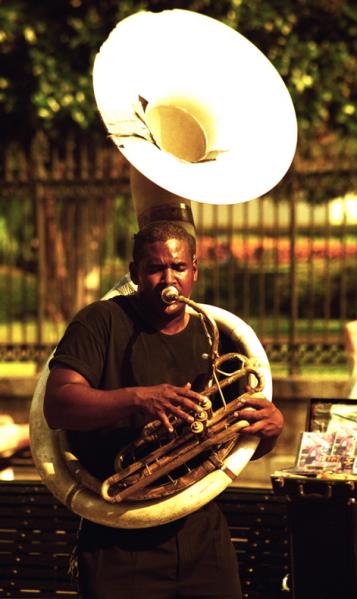 I'm the trombone player. New Orleans, Louisiana